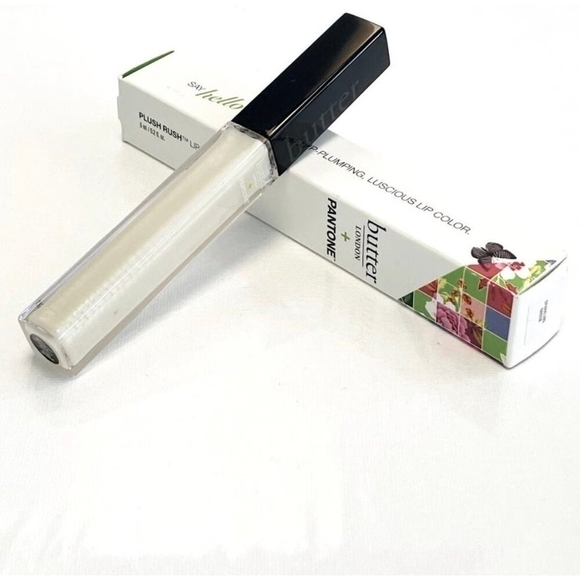 butter LONDON + Pantone Plush Rush Lip Gloss Sparkling Green NIB - Picture 2 of 5